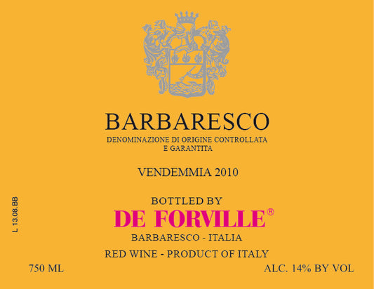 De Forville Barbaresco