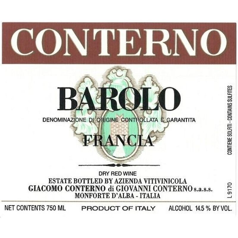 Giacomo Conterno "Francia" Barolo (2020)