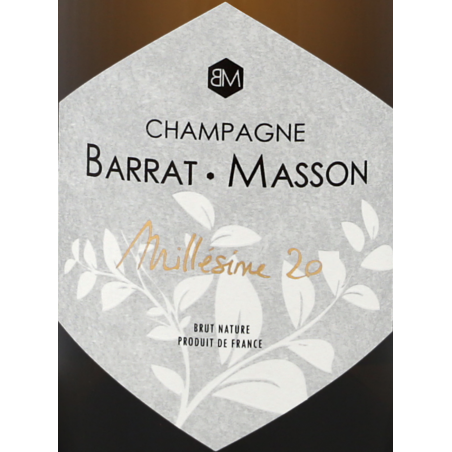 Barrat Masson Brut Nature Champagne Millésime (1.5L Magnum)