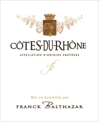 Franck Balthazar Côtes du Rhône Rouge