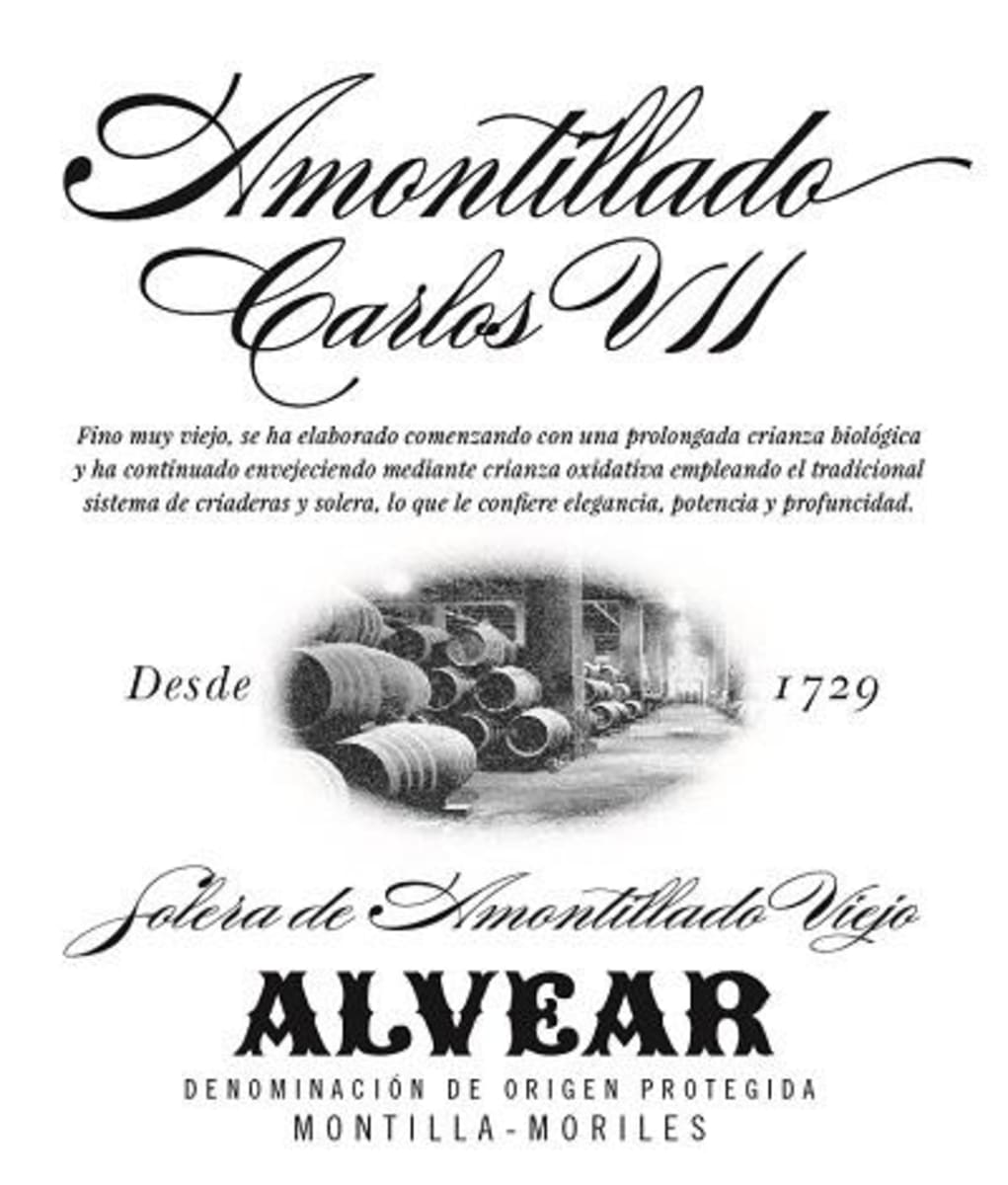 Bodegas Alvear Amontillado Carlos VII (375mL)