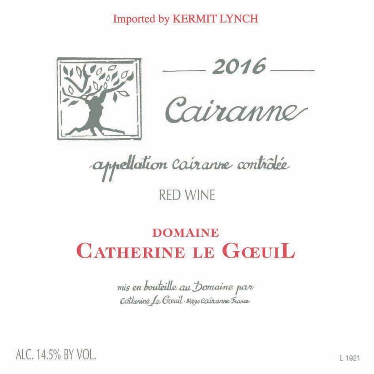 Catherine Le Goeuil Cairanne