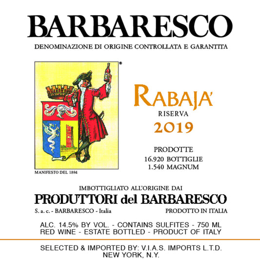 Produttori del Barbaresco "Rabaja" Barbaresco Riserva (2019)