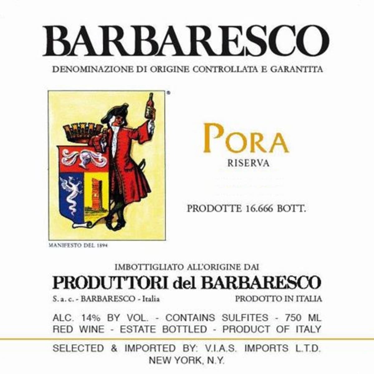 Produttori del Barbaresco Pora Riserva Barbaresco (2019)