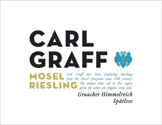 Carl Graff Graacher Himmelreich Riesling Spatlese