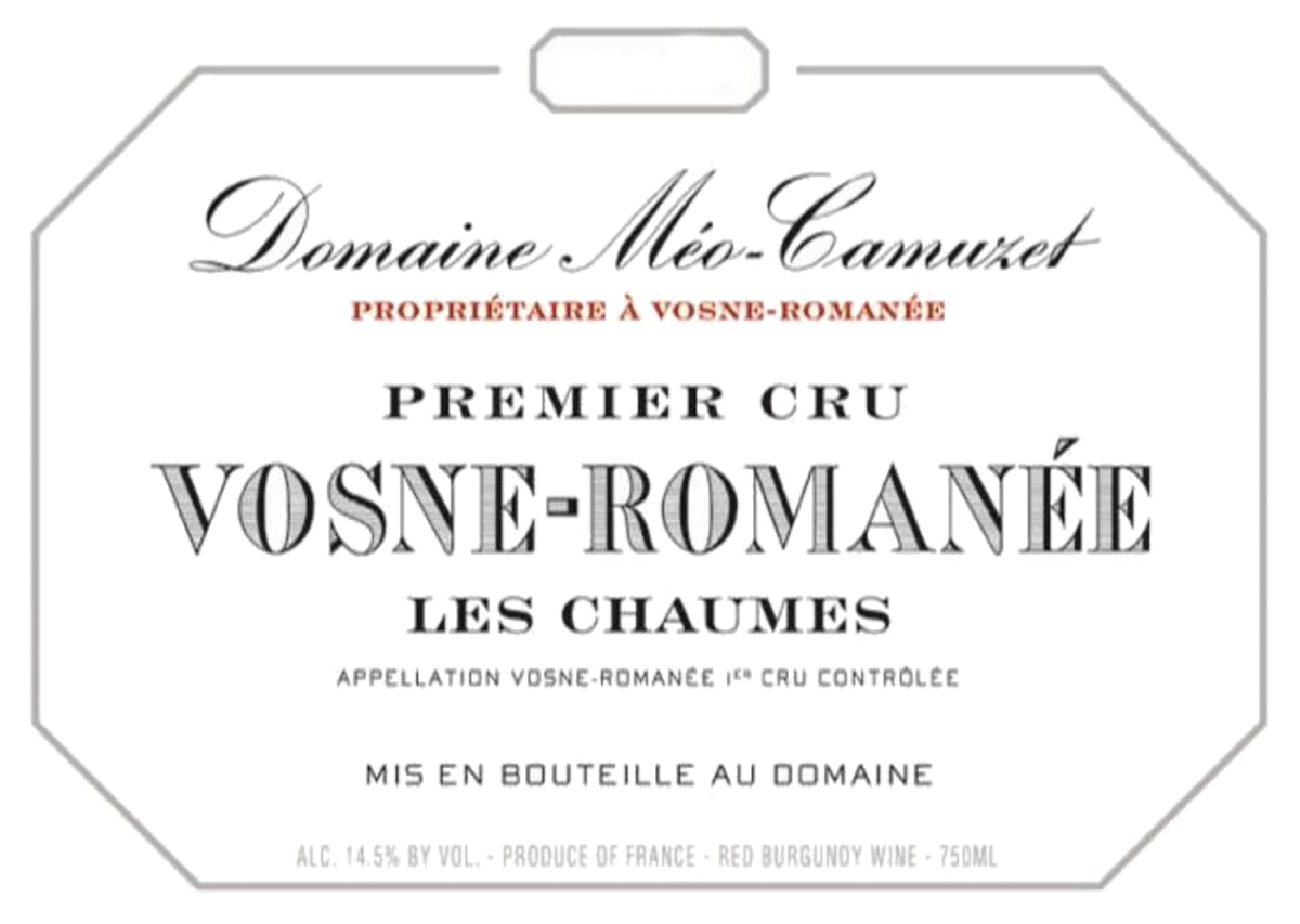 Domaine Meo-Camuzet Vosne-Romanee "Les Chaumes" Premier Cru (2021)