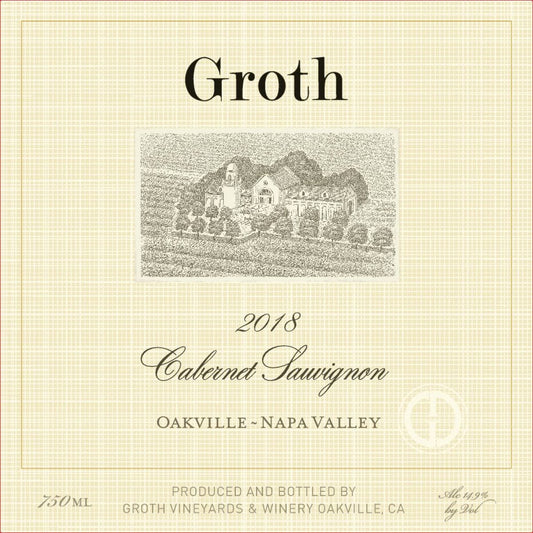 Groth Cabernet Sauvignon (2018) (1.5L Magnum Bottle)