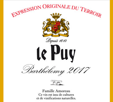 Château le Puy "Barthélemy" (2018)