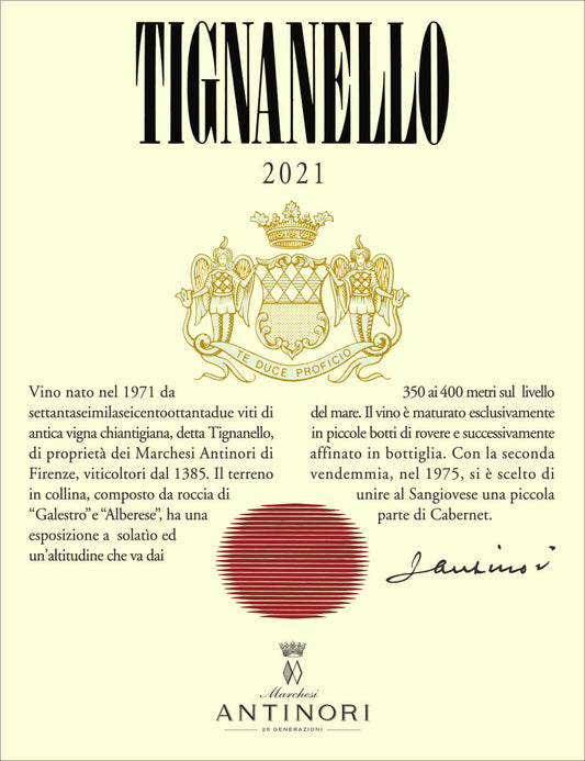 Marchesi Antinori Tignanello (3.0L Double Magnum)