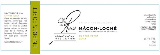 Domaine Du Clos Des Rocs "Mâcon-Loché" En Près Forêt
