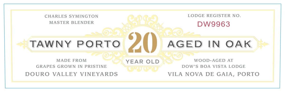 Dow's 20 Year Old Tawny Port
