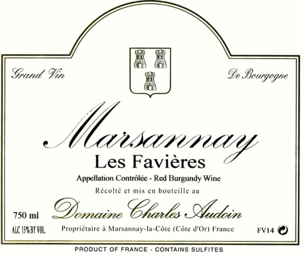 Domaine Charles Audoin Marsannay "Les Favières"