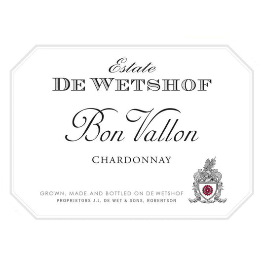 De Wetshof Estate "Bon Vallon" Chardonnay