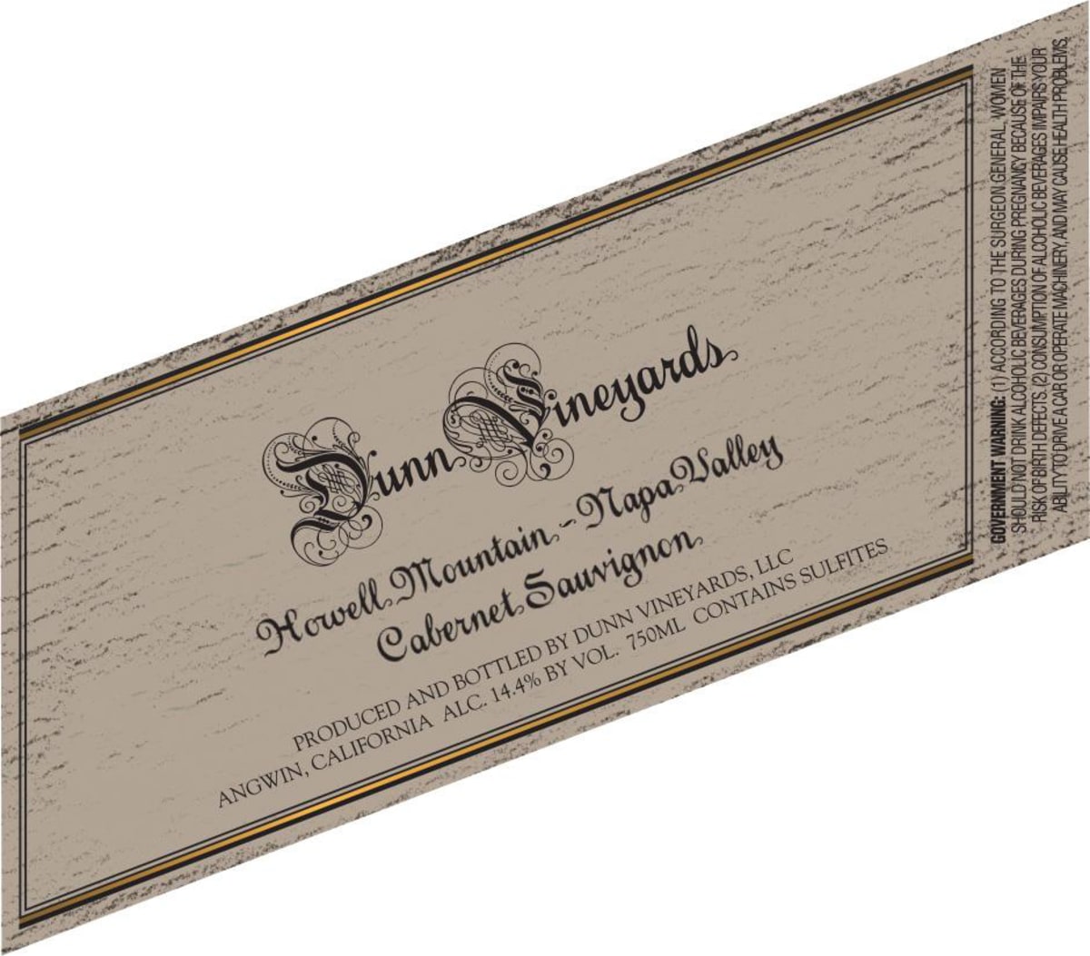 Dunn Howell Mountain Cabernet Sauvignon (2018)