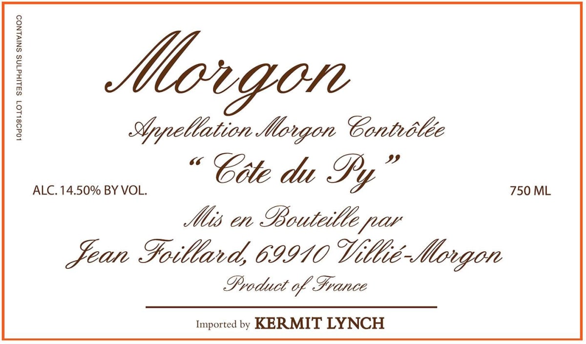Domaine Jean Foillard Morgon "Côte du Py"