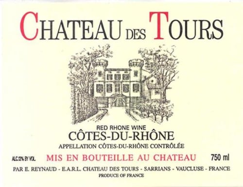 Chateau des Tours (Reynaud) Cotes du Rhone Rouge