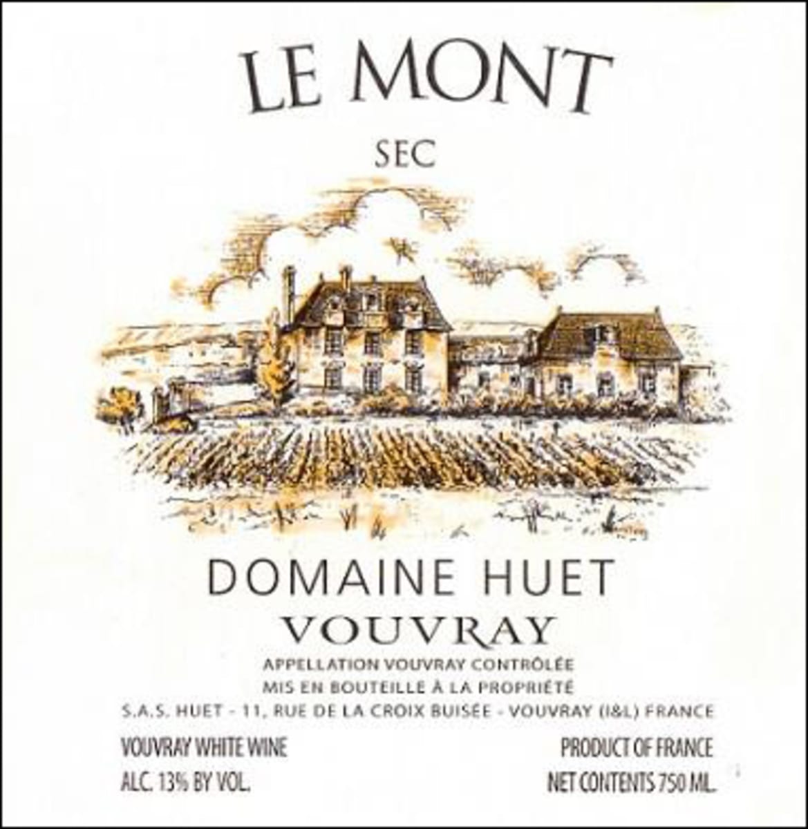 Domaine Huet "Le Mont" Vouvray Sec