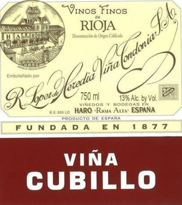 R. Lopez de Heredia Vina Cubillo Crianza (Rioja)