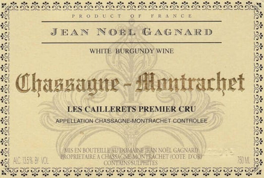 Jean Noel Gagnard Chassagne-Montrachet "Les Caillerets Premier Cru" (2023)