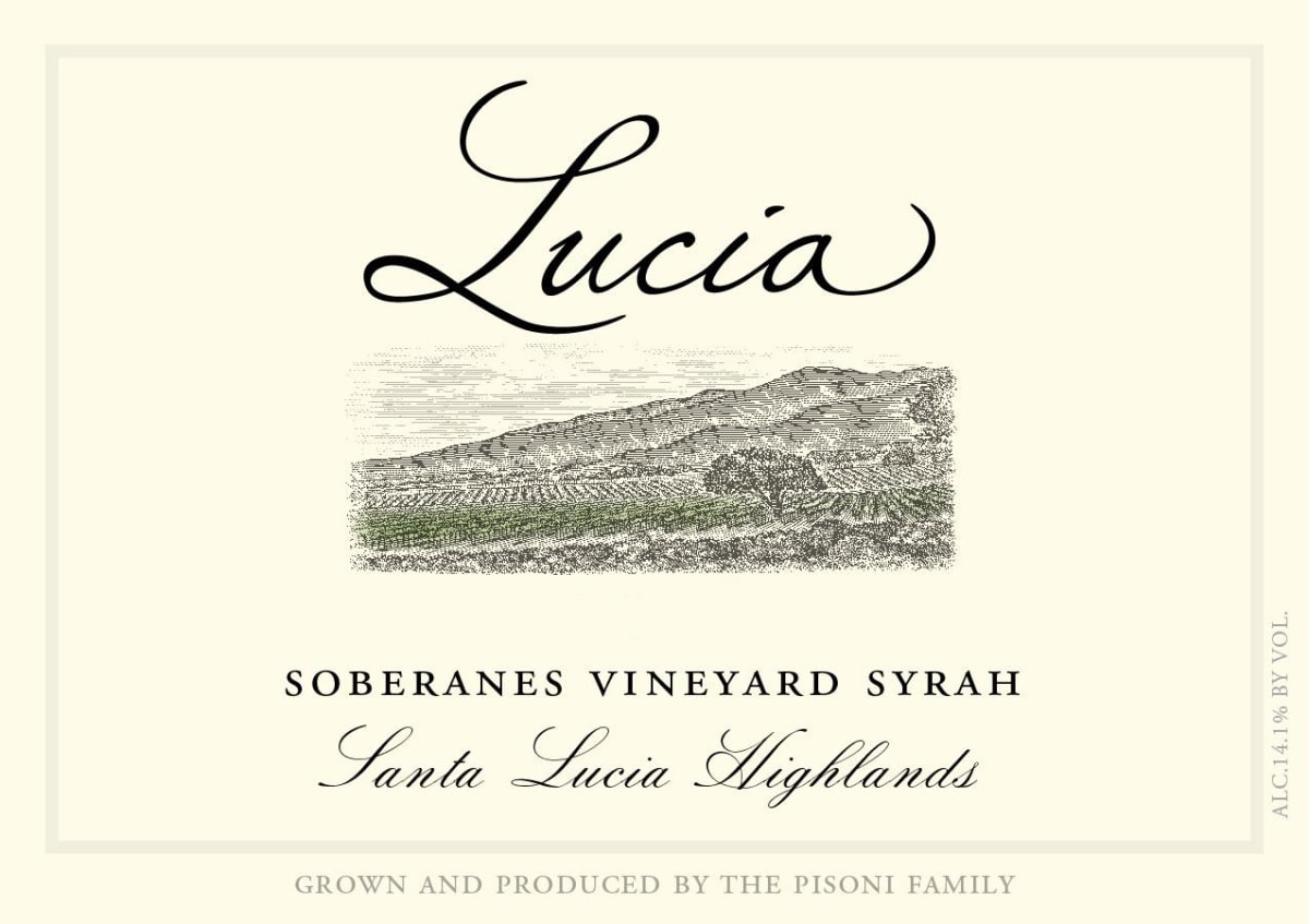 Lucia by Pisoni "Soberanes Vineyard" Syrah