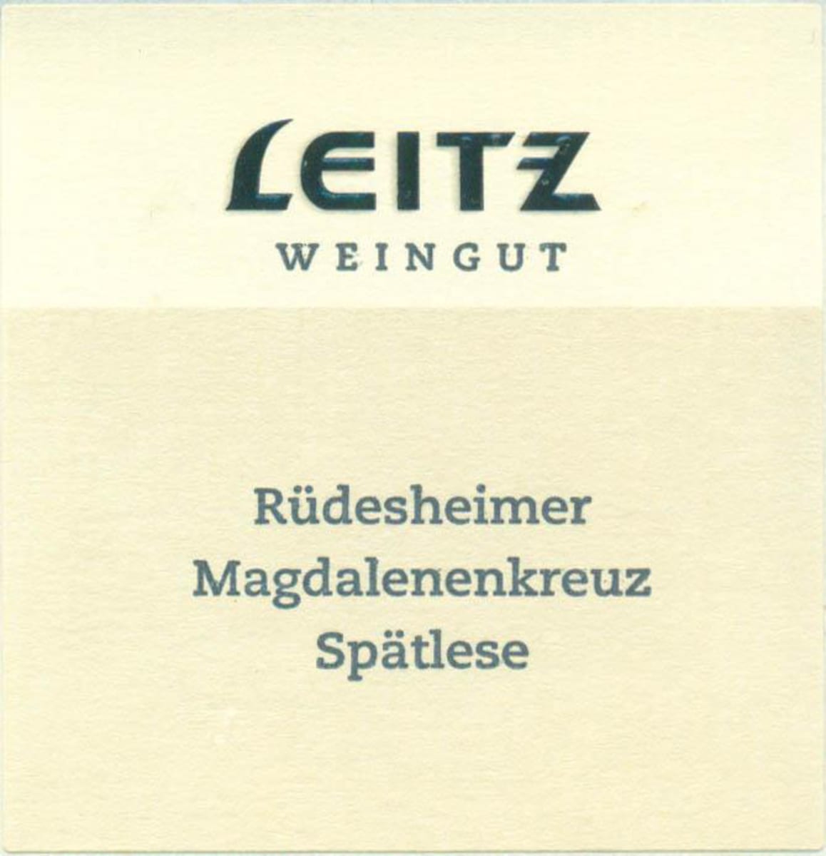 Josef Leitz Rudesheimer Magdalenenkreuz Riesling Spatlese