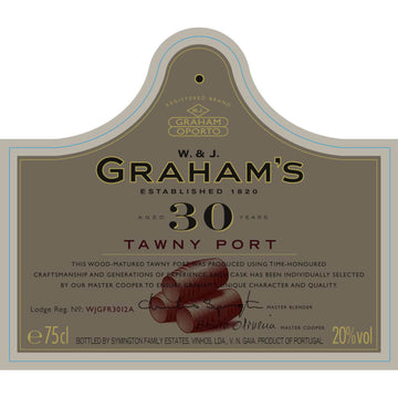 Graham's 30 Year Old Tawny Port (750mL)
