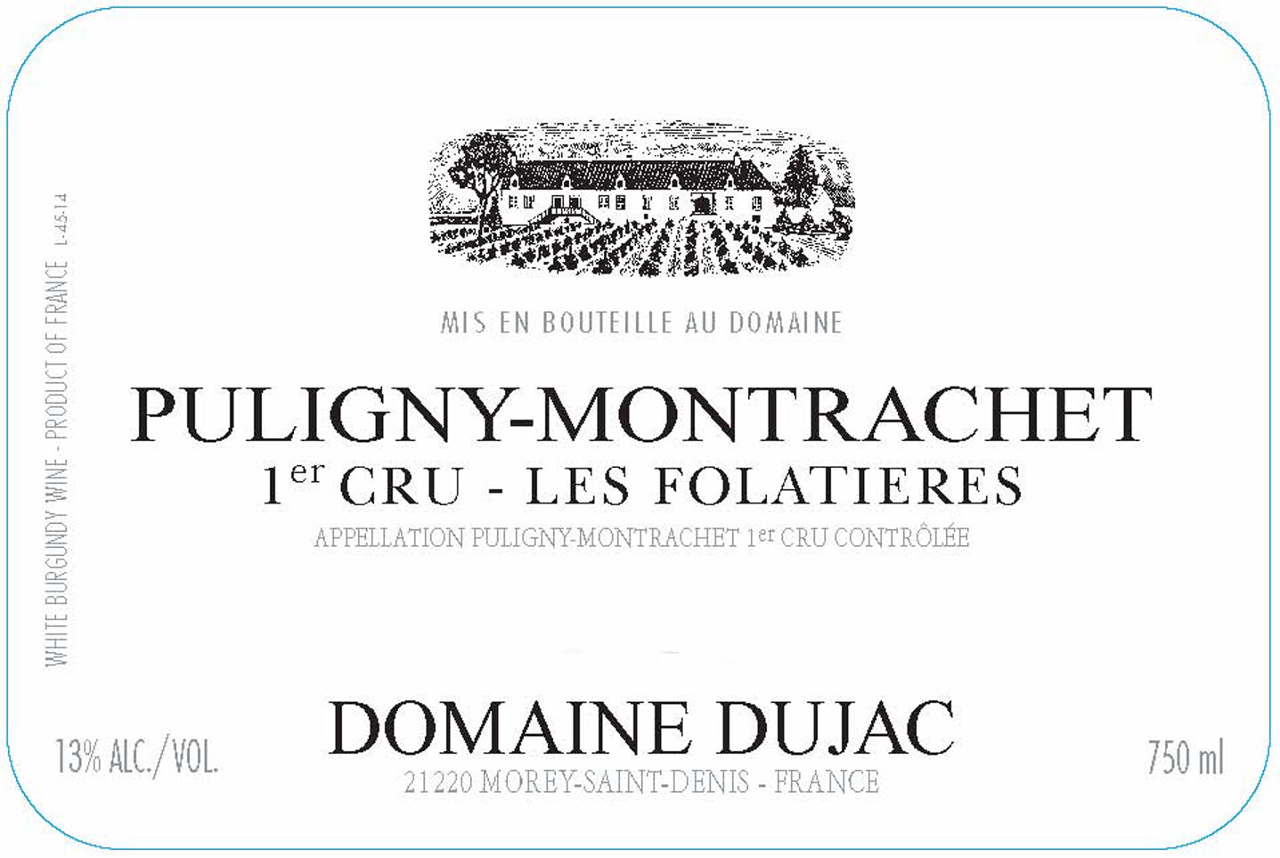 Domaine Dujac Puligny-Montrachet Blanc 1er Cru "Les Folatieres"