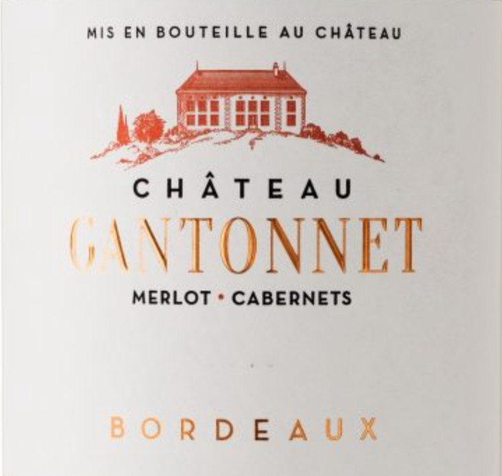 Château Gantonnet Bordeaux Rouge