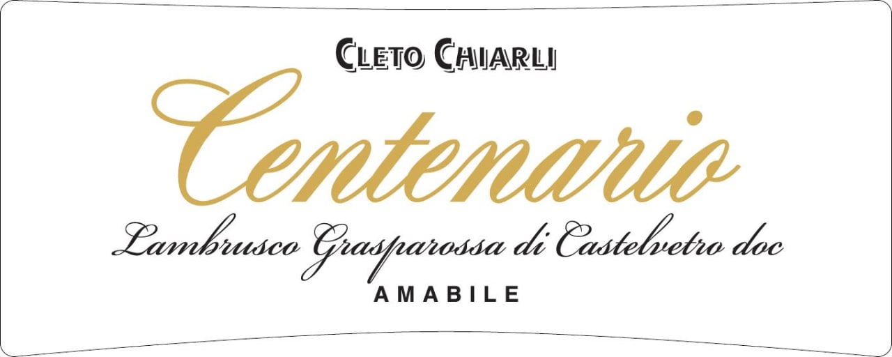 Cleto Chiarli "Centenario" Lambrusco (Grasparossa di Castelvetro) Amabile