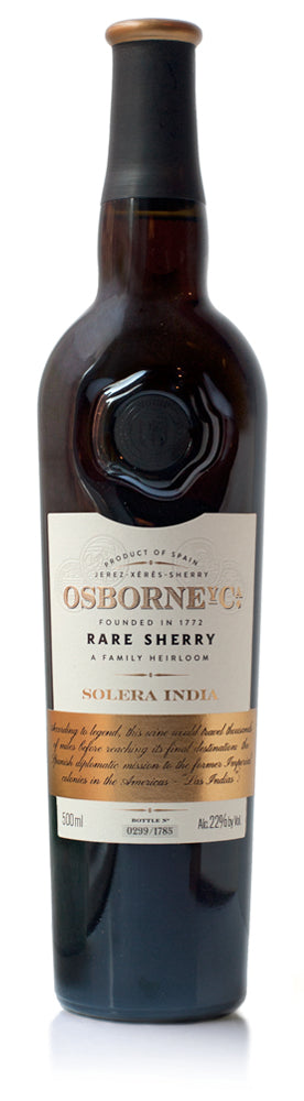 Osborne Oloroso Solera India Rare Sherry (1922) 500mL
