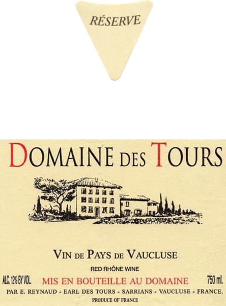 Domaine des Tours Reserve Vaucluse Rouge (Rayas)