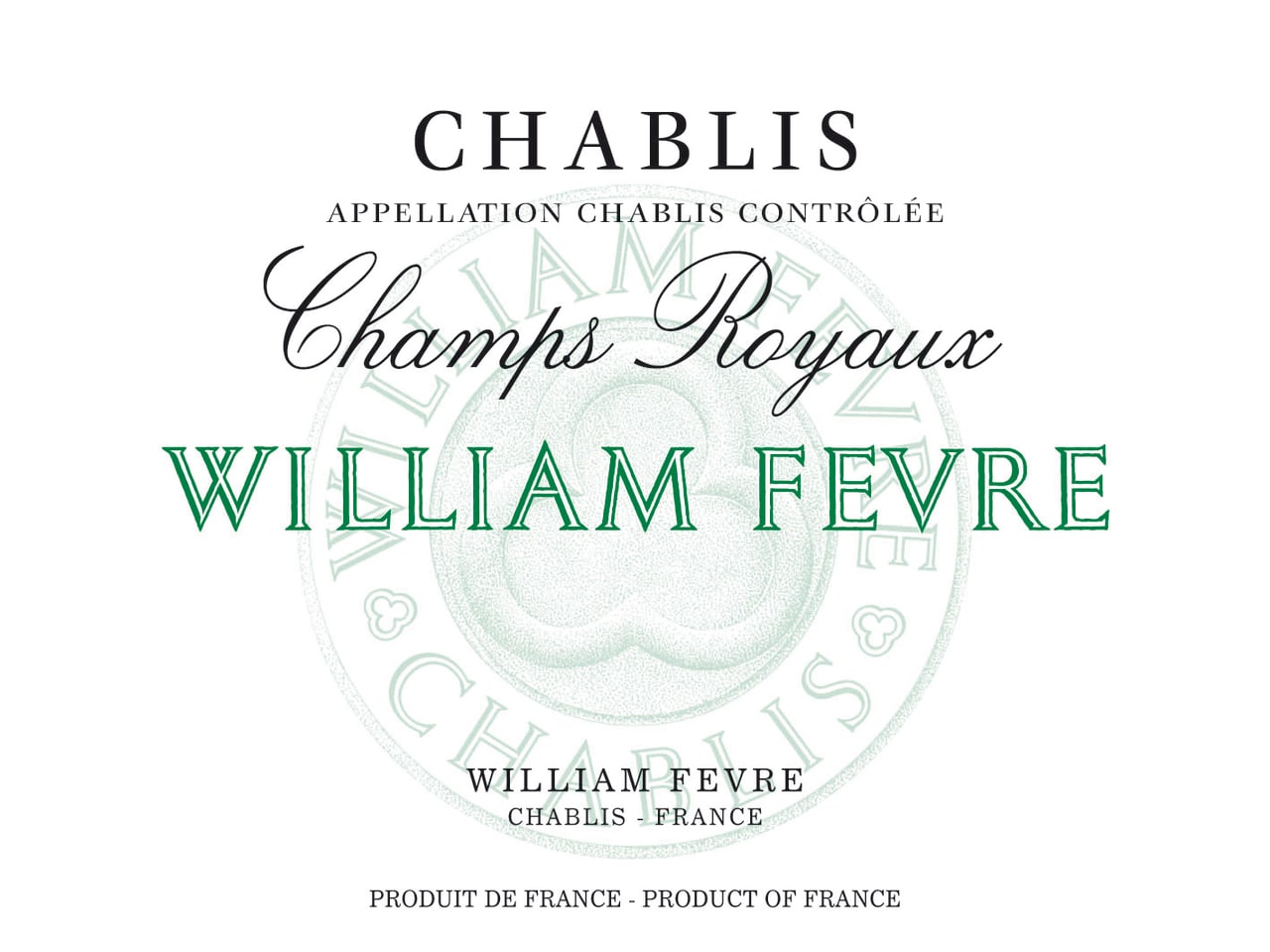 Domaine William Fevre Chablis "Champs Royaux"
