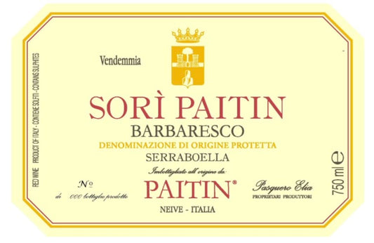 Paitin Barbaresco Sorì Paitin "Serraboella" (375mL)