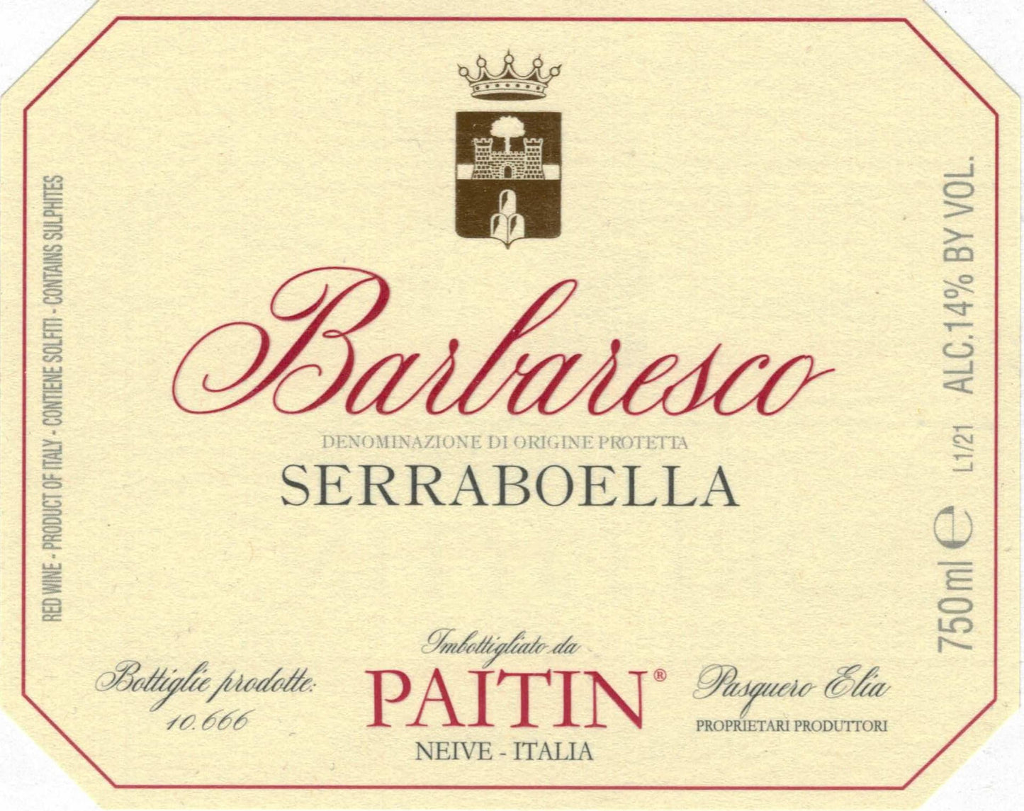 Paitin Barbaresco Serraboella