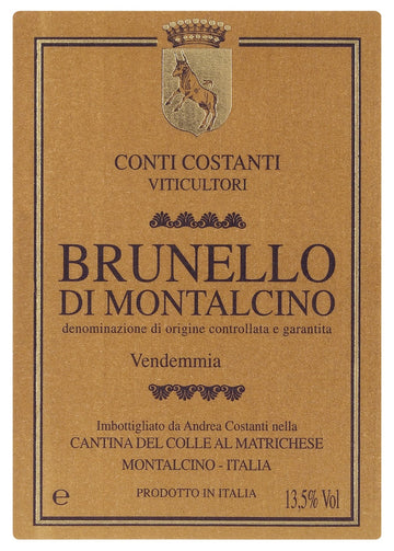 Conti Costanti Brunello di Montalcino (2016)