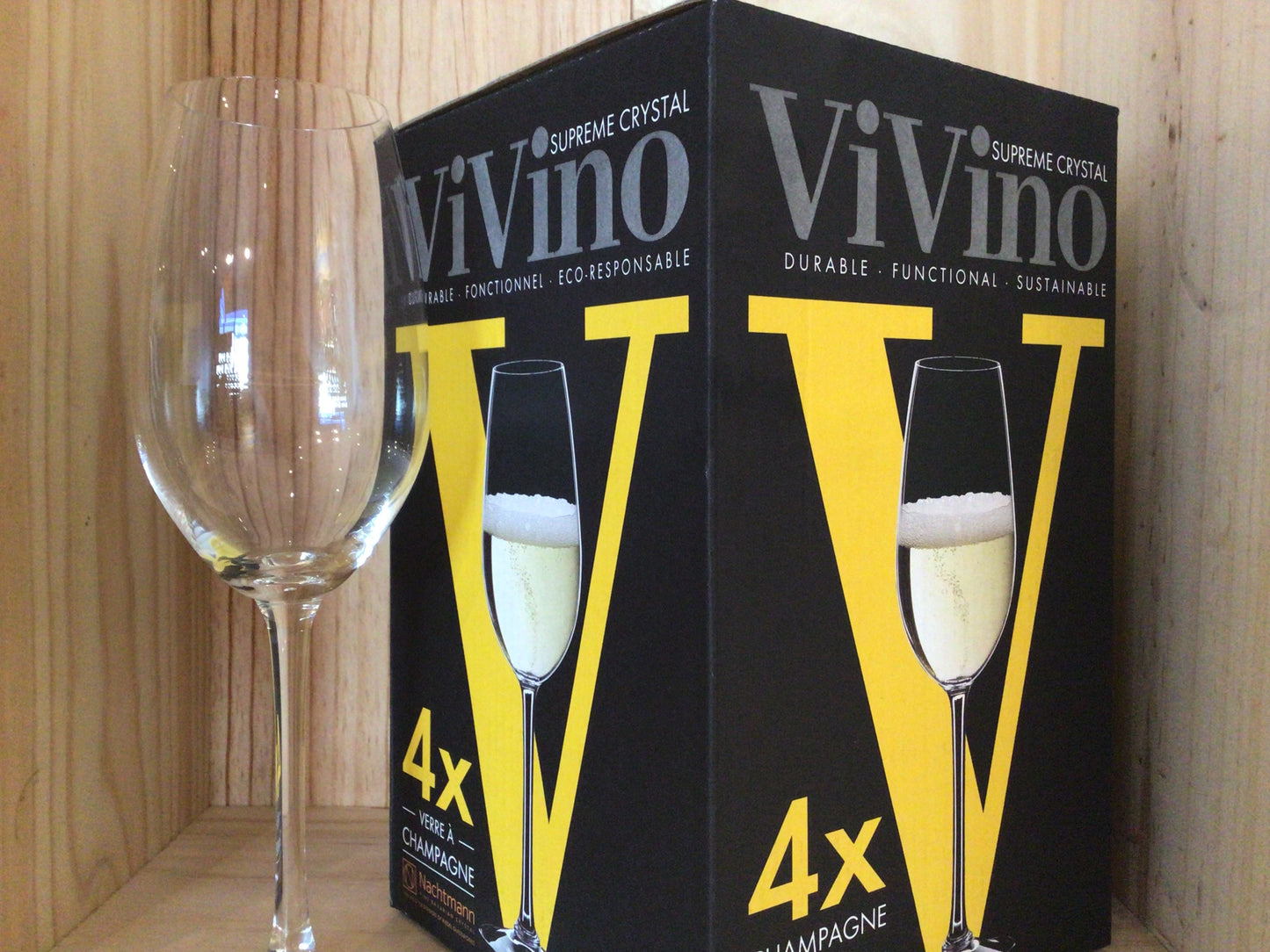 ViVino Champagne Glasses (4-Pack)