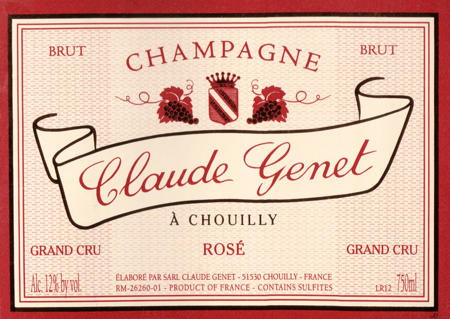 Claude Genet Brut Rosé Champagne Grand Cru (Chouilly)