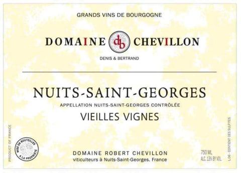 Domaine Chevillon Nuits-Saint-Geroges Vieilles Vignes Blanc