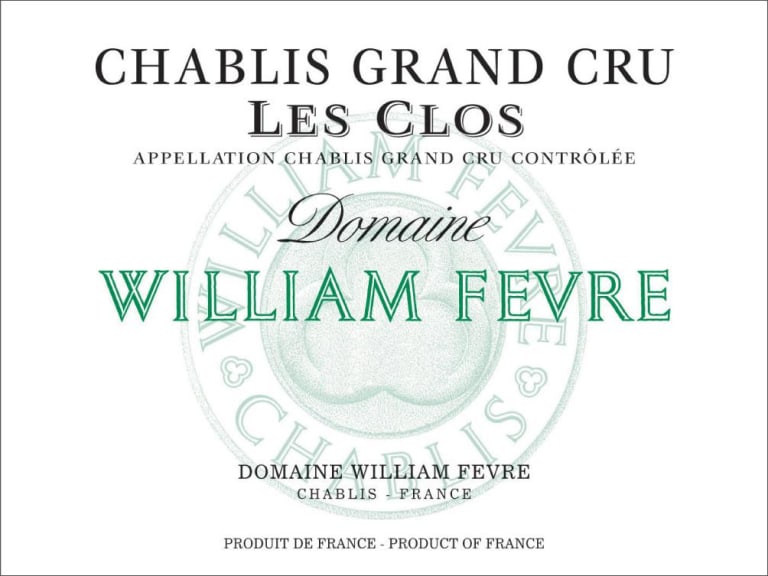 Domaine William Fevre "Les Clos" Chablis Grand Cru