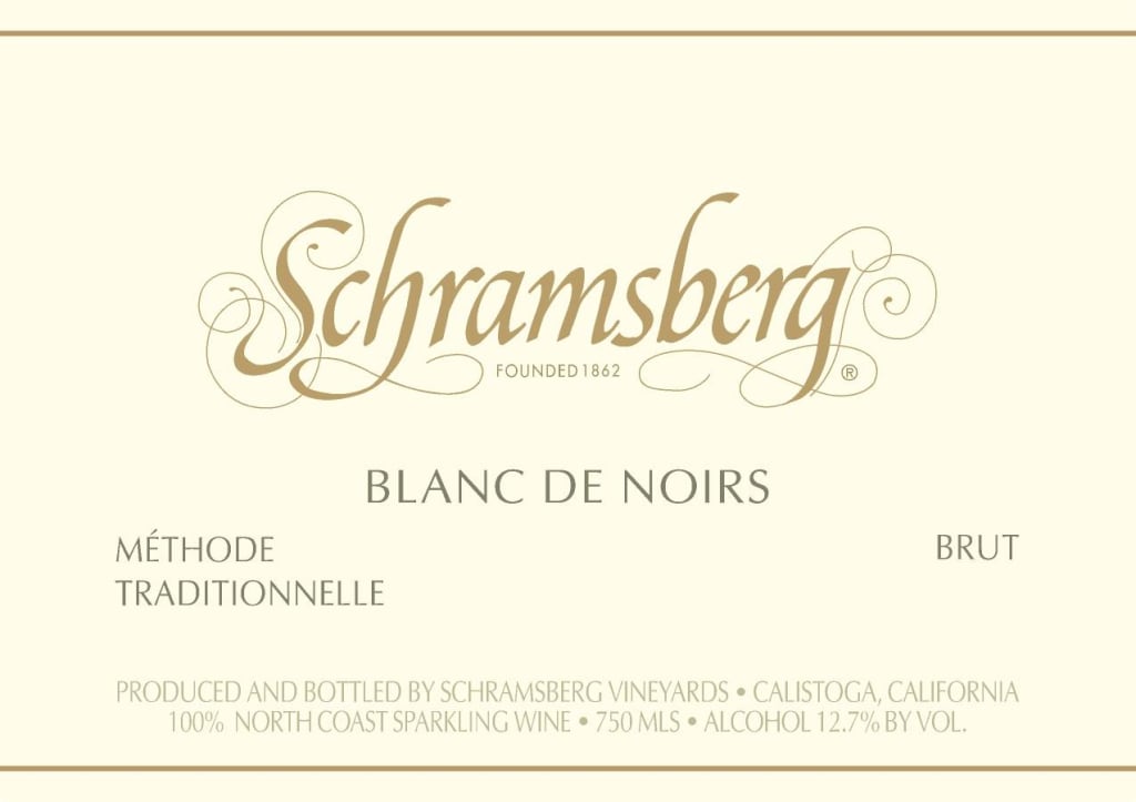 Schramsberg Blanc De Noirs Sparkling (Methode Traditionnelle)
