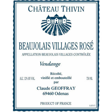 Château Thivin Beaujolais Villages Rosé