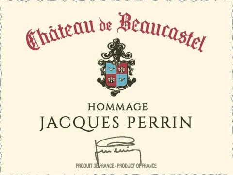 Chateau de Beaucastel "Hommage Jacques Perrin" Chateauneuf-du-Pape (2019) [3-Pack Wooden Case]